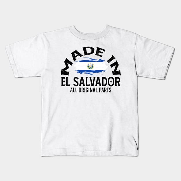 Born in El Salvador Kids T-Shirt by JayD World